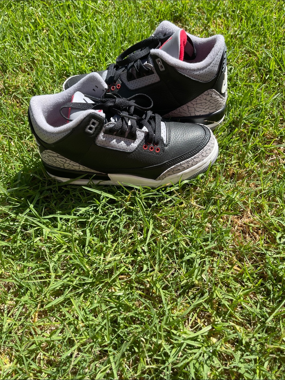 Nike Kids Black, Gray and Red Basketball Sneakers